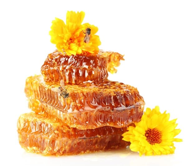 Heaven's Cure raw honeycomb, freshly harvested